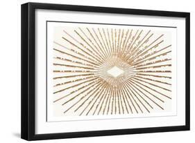 Vintage Burst 1-Kimberly Allen-Framed Art Print