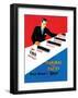 Vintage Business Don't Guess- Know!-null-Framed Art Print