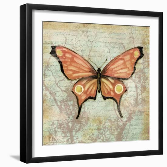 Vintage Butterflies I-Paul Brent-Framed Art Print