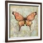 Vintage Butterflies I-Paul Brent-Framed Art Print