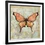 Vintage Butterflies I-Paul Brent-Framed Art Print