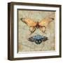 Vintage Butterflies II-Paul Brent-Framed Art Print