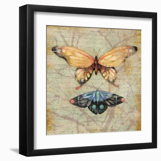 Vintage Butterflies II-Paul Brent-Framed Art Print