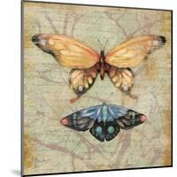 Vintage Butterflies II-Paul Brent-Mounted Art Print