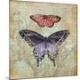 Vintage Butterflies IV-Paul Brent-Mounted Art Print