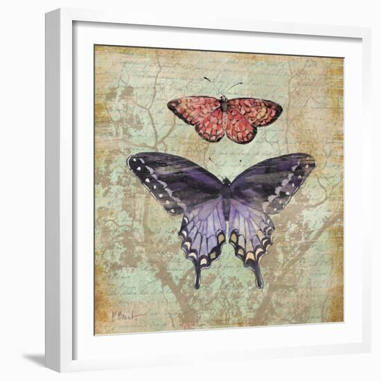 Vintage Butterflies IV-Paul Brent-Framed Premium Giclee Print