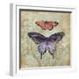 Vintage Butterflies IV-Paul Brent-Framed Art Print