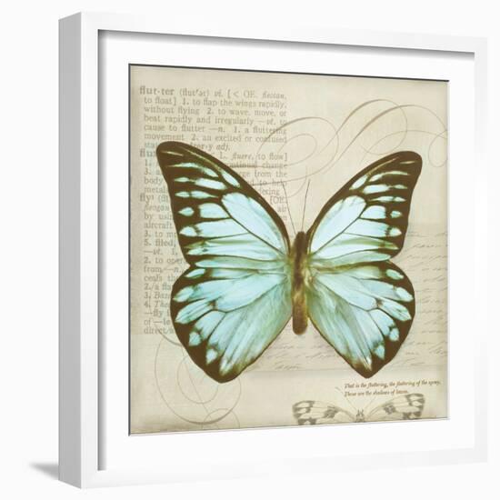 Vintage Butterfly II-Amy Melious-Framed Art Print