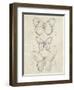 Vintage Butterfly Sketch I-June Erica Vess-Framed Art Print