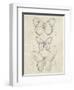 Vintage Butterfly Sketch I-June Erica Vess-Framed Art Print