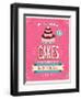 Vintage Cakes Poster-avean-Framed Art Print