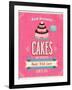 Vintage Cakes Poster-avean-Framed Art Print