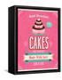 Vintage Cakes Poster-avean-Framed Stretched Canvas