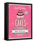 Vintage Cakes Poster-avean-Framed Stretched Canvas