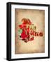 Vintage Camera 4-NaxArt-Framed Art Print