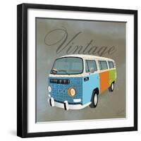 Vintage Camper Van-Dominique Vari-Framed Art Print