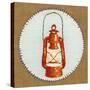 Vintage Camping Embroidery B-THE Studio-Stretched Canvas