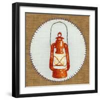 Vintage Camping Embroidery B-THE Studio-Framed Giclee Print