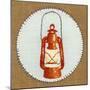 Vintage Camping Embroidery B-THE Studio-Mounted Giclee Print