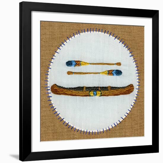 Vintage Camping Embroidery C-THE Studio-Framed Giclee Print