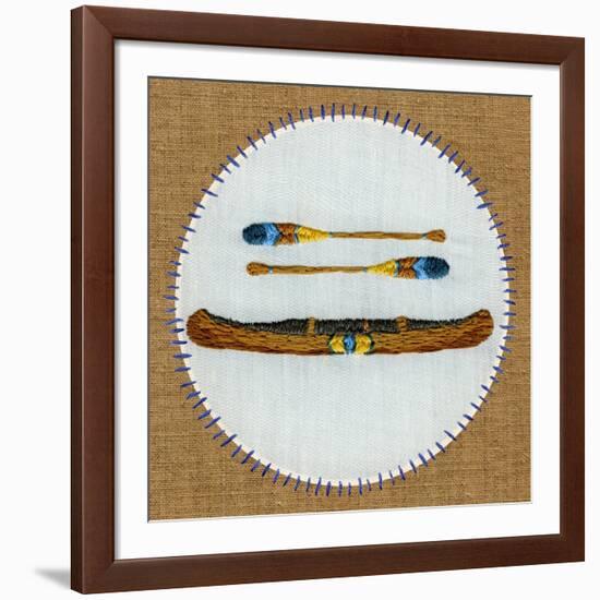 Vintage Camping Embroidery C-THE Studio-Framed Giclee Print