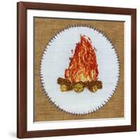 Vintage Camping Embroidery D-THE Studio-Framed Giclee Print