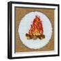 Vintage Camping Embroidery D-THE Studio-Framed Giclee Print