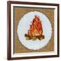 Vintage Camping Embroidery D-THE Studio-Framed Giclee Print