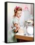 Vintage Candy Store-Yvette Leur-Framed Stretched Canvas