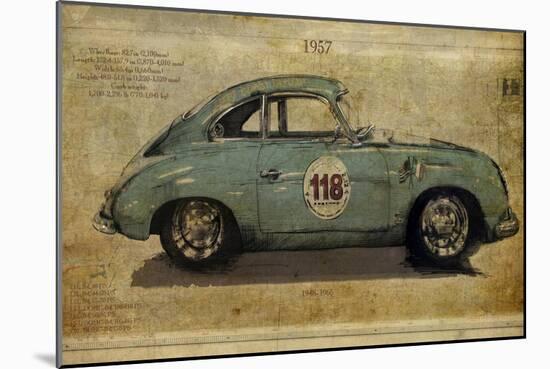 Vintage Car 118-Sidney Paul & Co.-Mounted Art Print