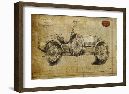 Vintage Car 1926-Sidney Paul & Co.-Framed Premium Giclee Print