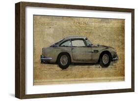 Vintage Car 1963-Sidney Paul & Co.-Framed Art Print