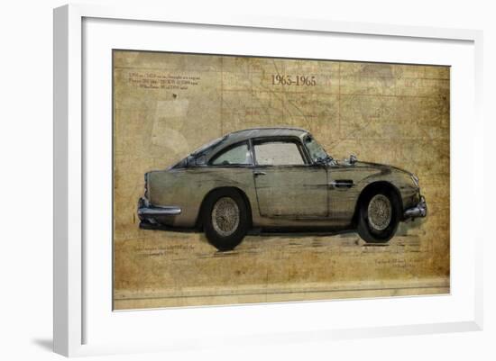 Vintage Car 1963-Sidney Paul & Co.-Framed Art Print