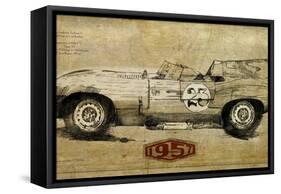 Vintage Car 23-Sidney Paul & Co.-Framed Stretched Canvas