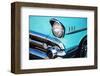 Vintage Car Front Detail-null-Framed Art Print