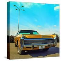 Vintage Car in Gold Paint with Chrome Grill-Salvatore Elia-Stretched Canvas