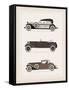 Vintage Car-vector pro-Framed Stretched Canvas