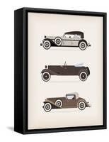 Vintage Car-vector pro-Framed Stretched Canvas