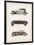 Vintage Car-vector pro-Framed Art Print