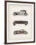 Vintage Car-vector pro-Framed Art Print