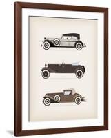 Vintage Car-vector pro-Framed Art Print