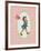 Vintage Card Girl with Ice Cream-Effie Zafiropoulou-Framed Giclee Print