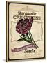 Vintage Carnation Seed Packet-null-Stretched Canvas