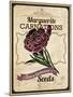Vintage Carnation Seed Packet-null-Mounted Giclee Print