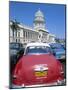 Vintage Cars and Capitol Building, Havana, Cuba-Steve Vidler-Mounted Photographic Print