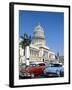 Vintage Cars and Capitol Building, Havana, Cuba-Steve Vidler-Framed Photographic Print