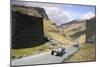 Vintage Cars Climbing Honister Pass, Lake District, Cumbria-Peter Thompson-Mounted Photographic Print