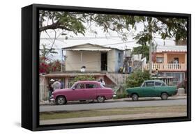 Vintage Cars-Carol Highsmith-Framed Stretched Canvas