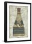 Vintage Champagne I-June Vess-Framed Art Print