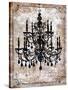 Vintage Chandelier I-Lisa Ven Vertloh-Stretched Canvas